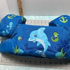 Blue Dolphin and Anchor Themed Life Jacket
